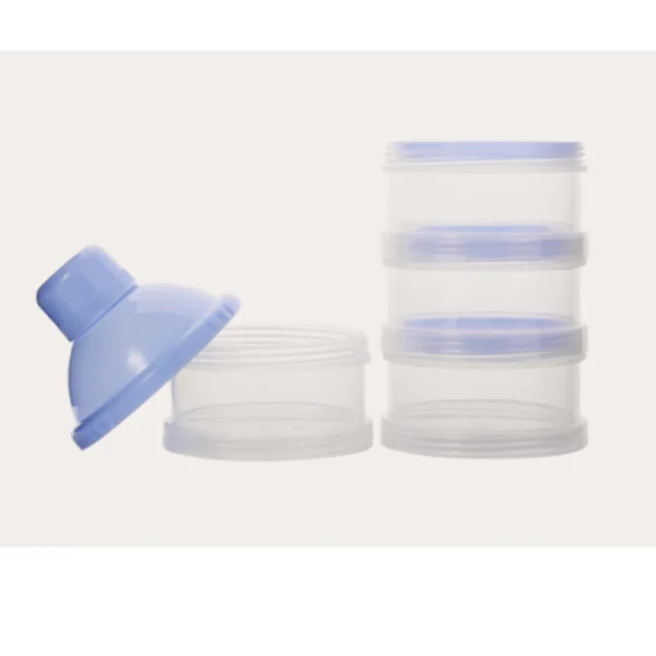 Boîte de lait en poudre Portable à 4/5 grilles, conteneur de collations pour bébés, boîte de stockage des aliments, distributeur de formule, bouteilles de lait en poudre - Image 3