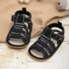 Meckior été bébé chaussures bébé garçon fille sandale antidérapant semelle en caoutchouc infantile premiers marcheurs enfant en bas âge décontracté bébé garçon jardin sandales - Image 3