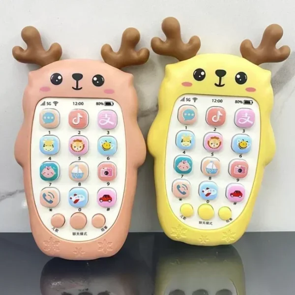 Baby Phone Toys Bilingual Telephone Teether Music Voice Toy Early Educational Learning Machine Electronic Children Gift Baby Toy - Image 6