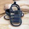 Meckior été bébé chaussures bébé garçon fille sandale antidérapant semelle en caoutchouc infantile premiers marcheurs enfant en bas âge décontracté bébé garçon jardin sandales - Image 2