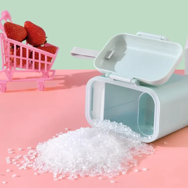 Distributeur avec cuillère 400ml/800ml, boîte stockage conteneur collations pour nourrissons, céréales essentielles pour - Image 5