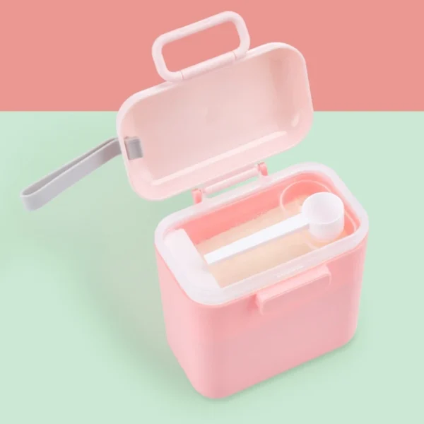 Distributeur avec cuillère 400ml/800ml, boîte stockage conteneur collations pour nourrissons, céréales essentielles pour - Image 3