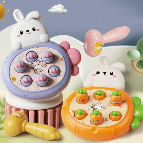 Cartoon Montessori Baby Toys Toddler Educational Birthday Gift Animal Theme Knocking Game Parent Child Board Hammering Game - Image 6