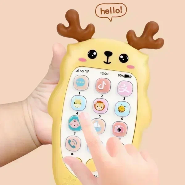Baby Phone Toys Bilingual Telephone Teether Music Voice Toy Early Educational Learning Machine Electronic Children Gift Baby Toy - Image 4